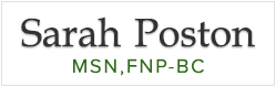 Sarah Poston MSN, FNP-BC